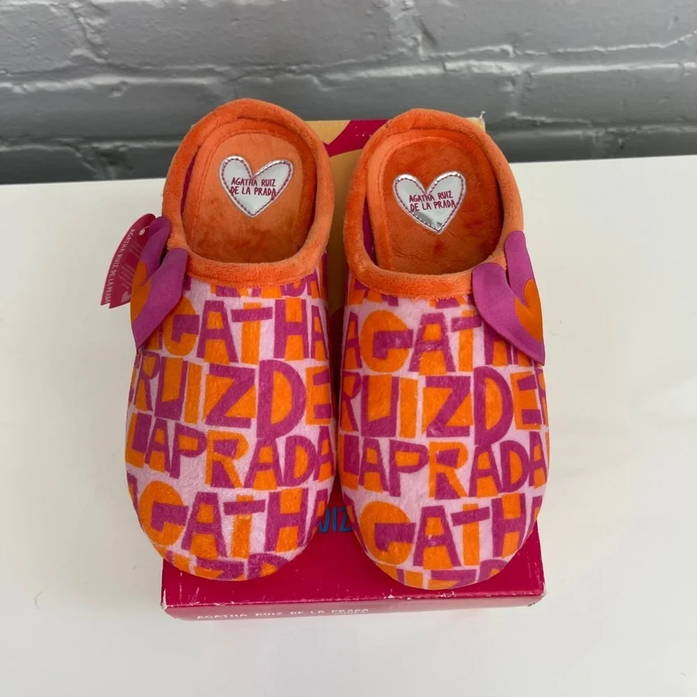 AGATHA RUIZ DE LA PRADA Girls Slippers Size 2